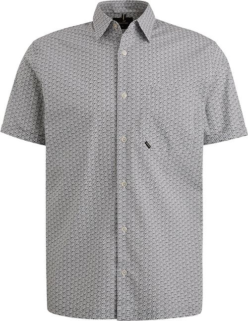 Vanguard Short Sleeve Hemd Print Blauw Product