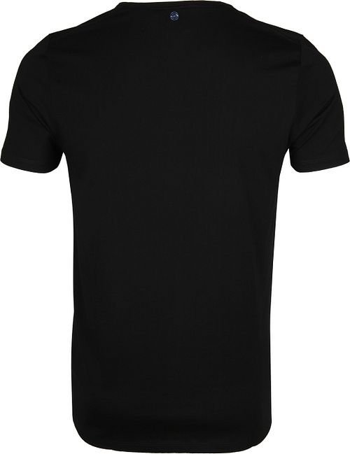 Blue Industry T-Shirt Logo Negro Product / Achterkant