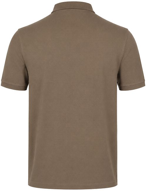 Gant Contrast Piqué Poloshirt Faded Taupe Product / Achterkant