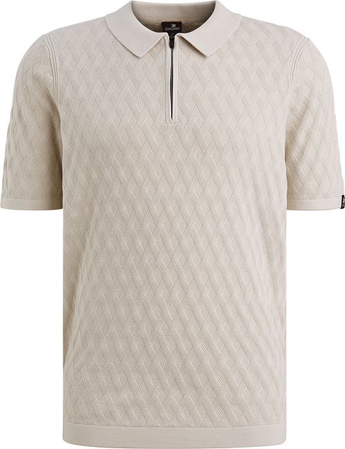 Vanguard Polo Media Cremallera Beige Product