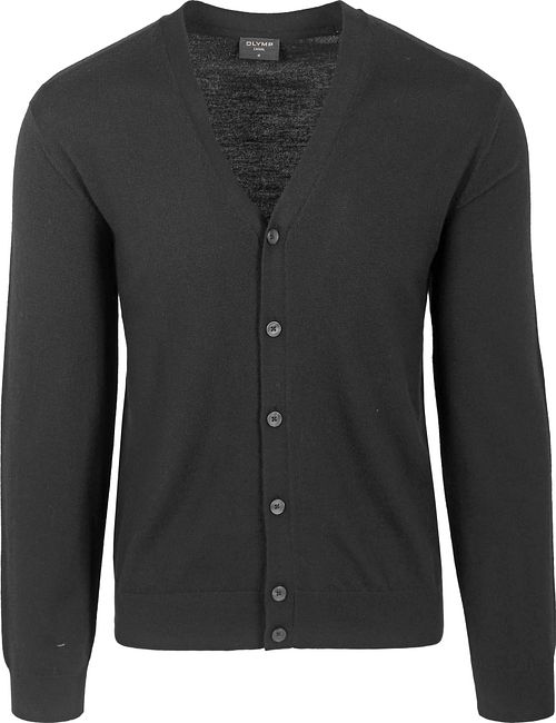 Olymp Vest Wol Zwart Product