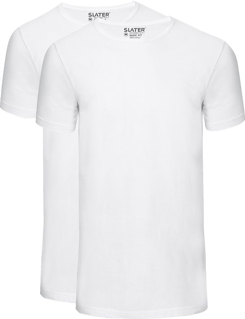 Slater 2er-Pack Basic Fit T-shirt Weiß Product