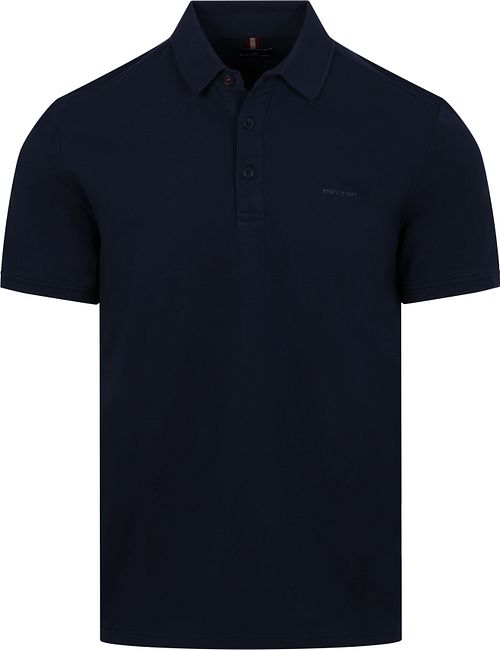 State of Art Polo-shirt Piqué Marineblå Product