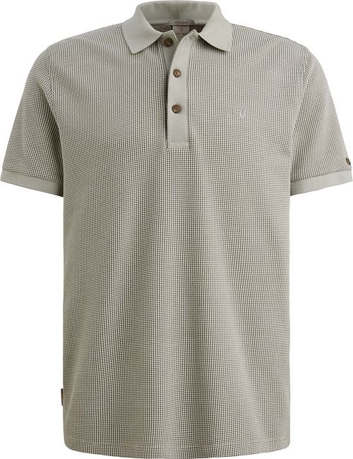 Cast Iron Knitted Polo Shirt Greige Product