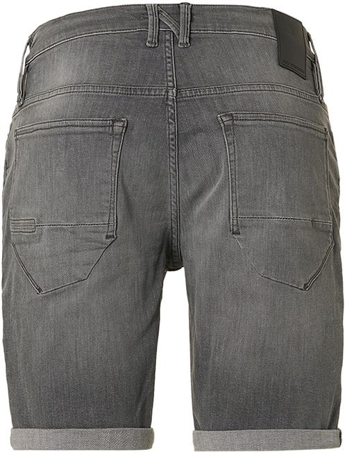 No Excess denimshorts med stretch i grå Product / Achterkant