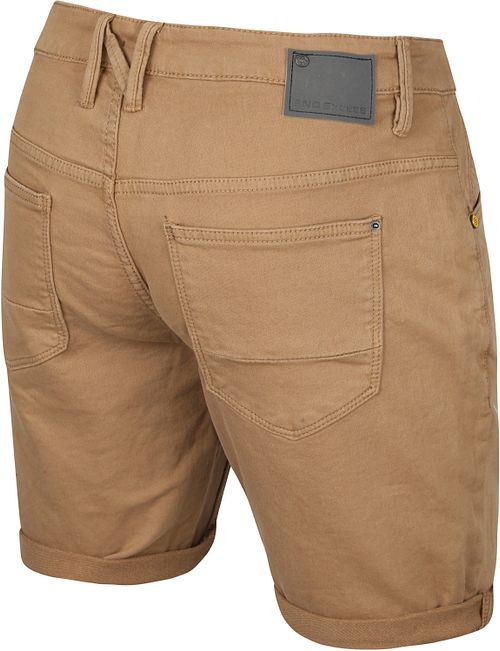 Jogger corto in denim No Excess marrone Product / Detail