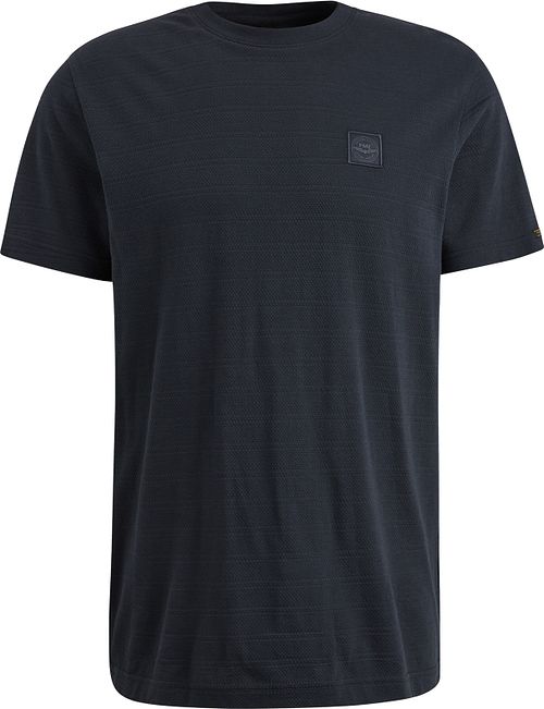 PME Legend T-Shirt Jacquard Streep Navy Product