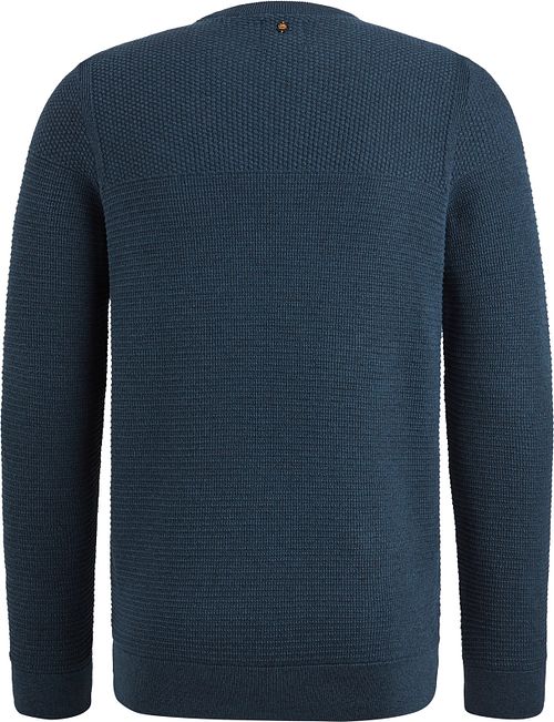 PME Legend Trui Mouliné Navy Product / Achterkant