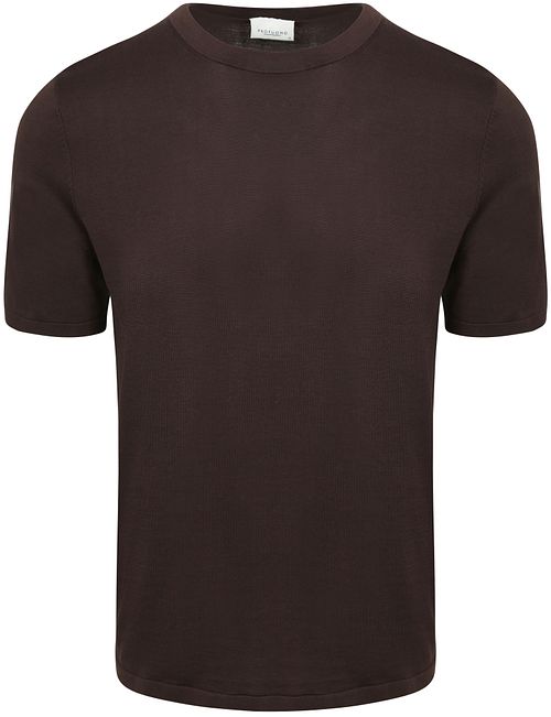 Profuomo Strick-T-Shirt Braun Product