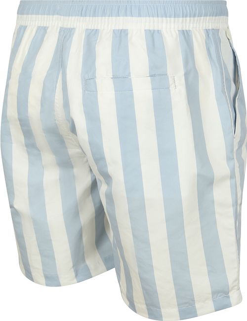 Scotch & Soda Zwembroek Strepen Licht Blauw Product / Detail