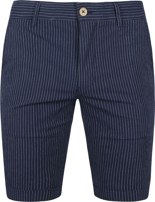 Suitable Aswin Shorts Mørkeblå Stribet Product