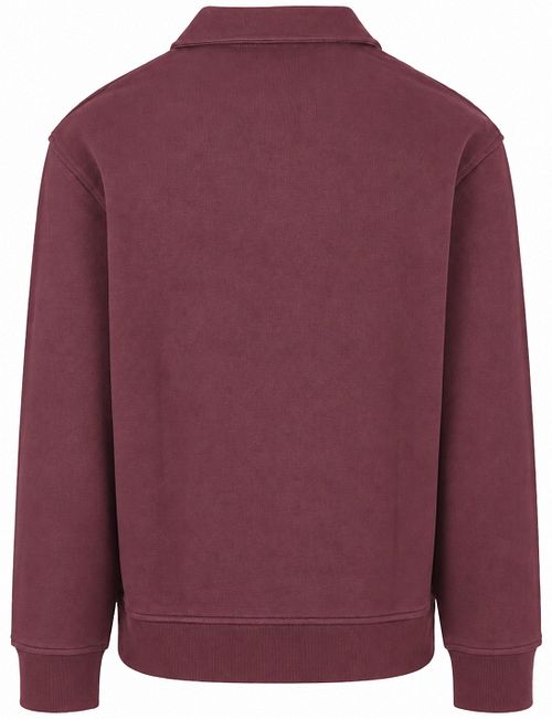 Supply & Co Sweat Polocollar Zip Aarav Braun