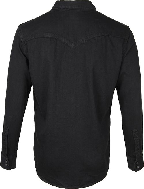 Czarna koszula Levi's Barstow Product / Achterkant