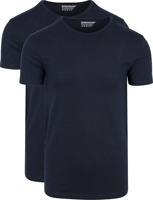 Garage pack de 2 Basic T-Shirts Bio azul marino Product