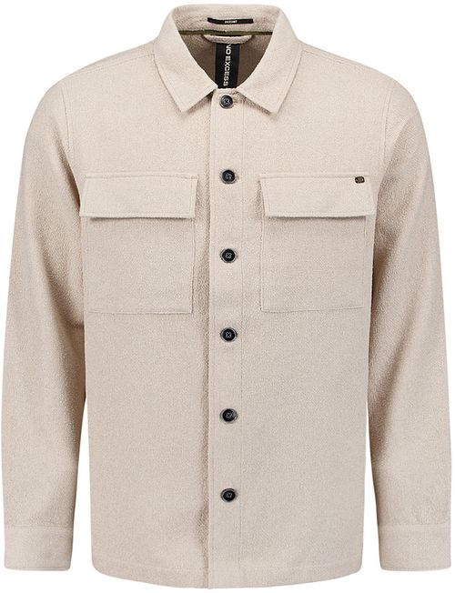 Overshirt No Excess bouclé w kolorze ecru Product