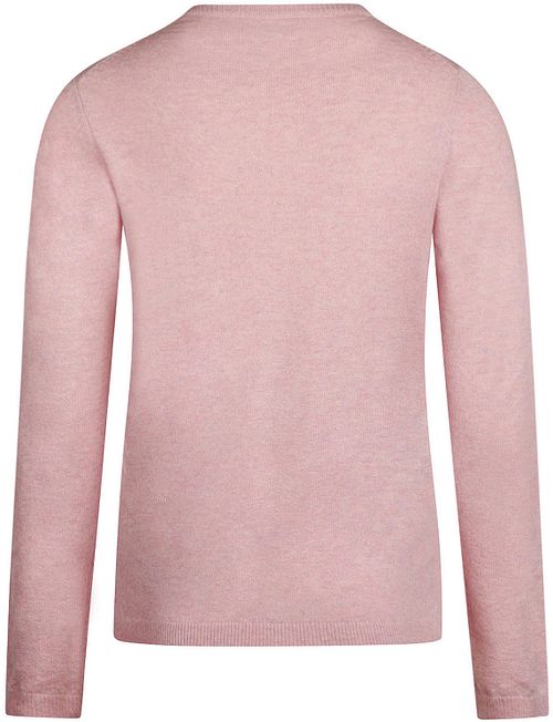 Steppin' Out Damen Pullover Merinowolle Rosa Product / Achterkant