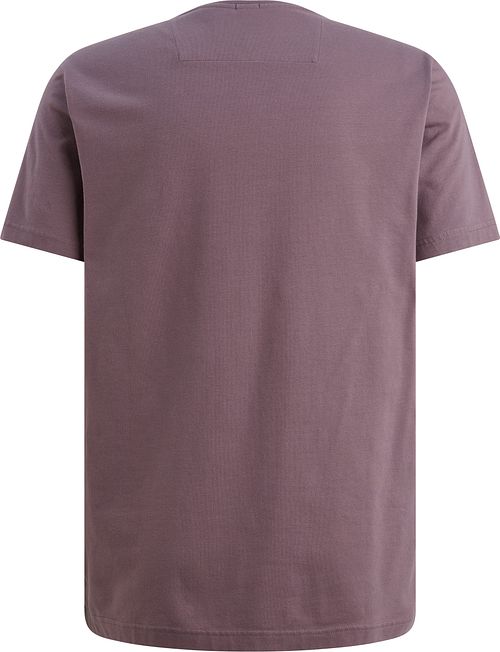 PME Legend American Classic T-Shirt Moonscape Paars Product / Achterkant