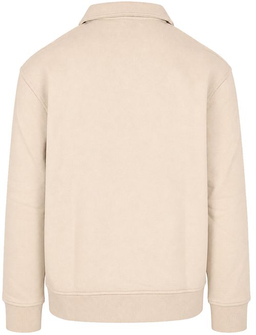 Supply & Co Sweat Polocollar Zip Aarav Brown