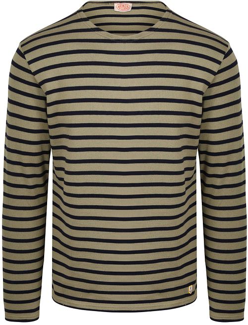 Armor-Lux Heavy Longsleeve T-Shirt Stripes Kaki Product