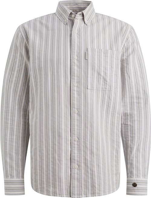 Cast Iron Camicia Oxford Righe Light Blue Product