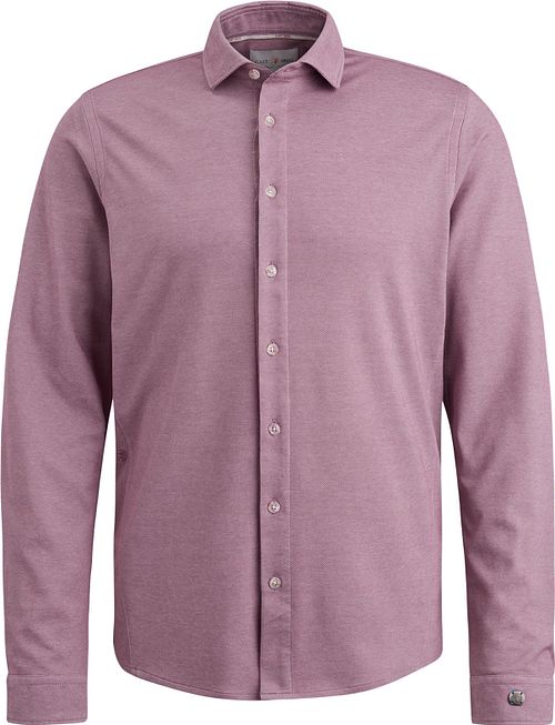 Cast Iron skjorte i jerseypiqué, mauve Product