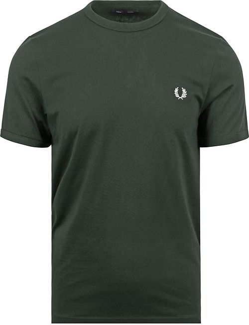 Fred Perry T-Shirt Donkergroen T50 Product