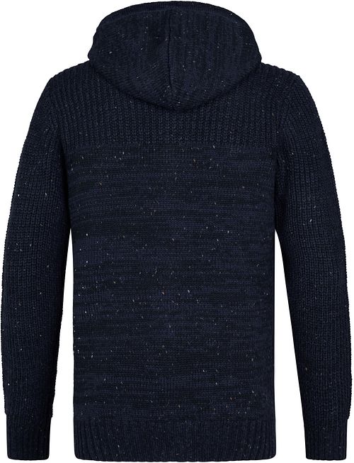 Petrol Cable Cardigan Anchorage Navy