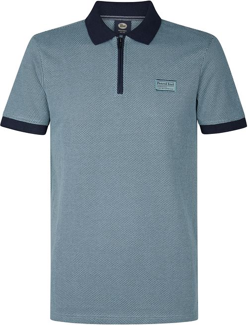Petrol Half Zip Polo Keyline Ocean Blauw Product
