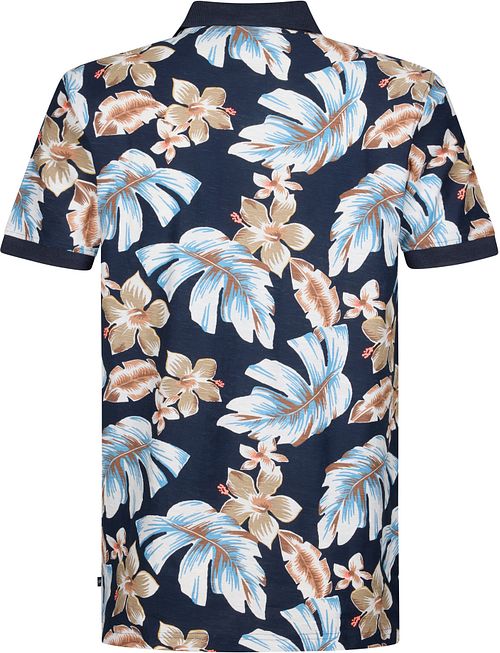 Petrol Polo Blueview Navy Product / Achterkant