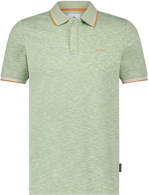 State of Art Polo Slubmelange Leaf Green Product
