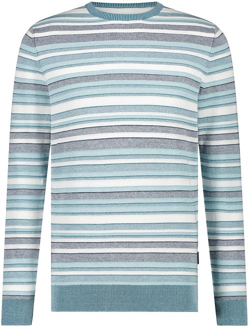 Sweter State of Art w paski, niebieski Product