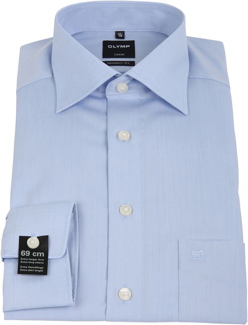 Camisa OLYMP Luxor con manga extra larga Azul Product / Detail
