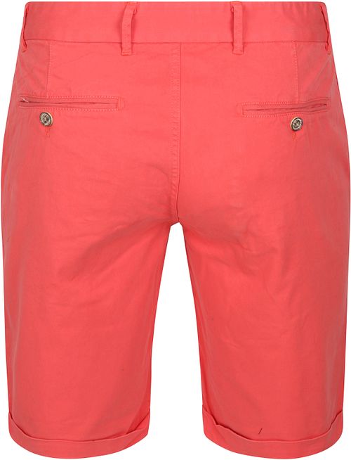 Suitable Shorts Chino Arend Coral Red Product / Achterkant