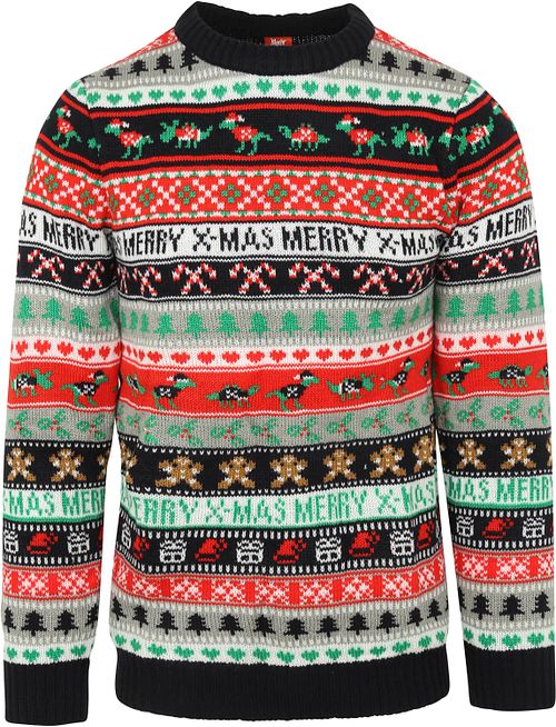 Suitable Kersttrui Multicolour Blauw lampjes Product