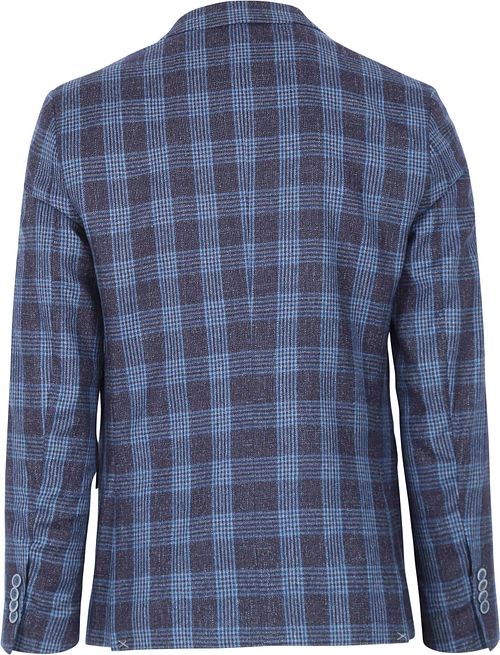 Suitable Prestige Americana Amqui de cuadros azul Product / Achterkant