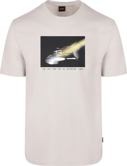 BOSS T-shirt Te DJ Grijs Product