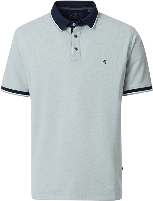 Koszulka polo CASAMODA Piqué Contrast w kolorze jasnozielonym Product