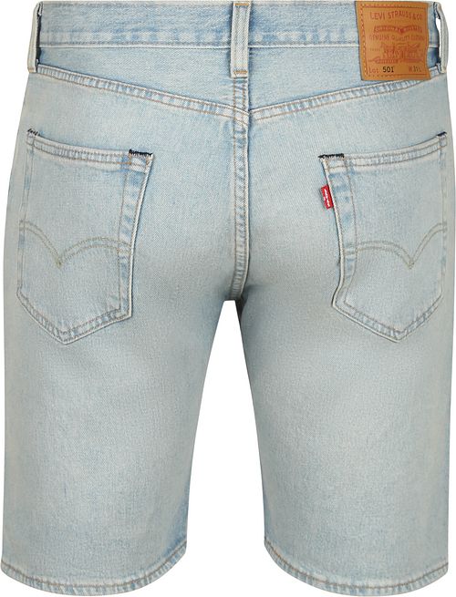 Levi’s 501 Denim Short Light Blue Product / Achterkant