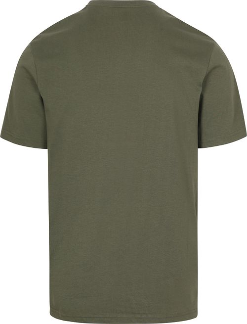 Lyle and Scott T-shirt Olijfgroen Product / Achterkant