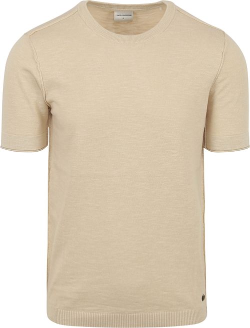 No Excess dzianinowy T-Shirt w kolorze ecru Product
