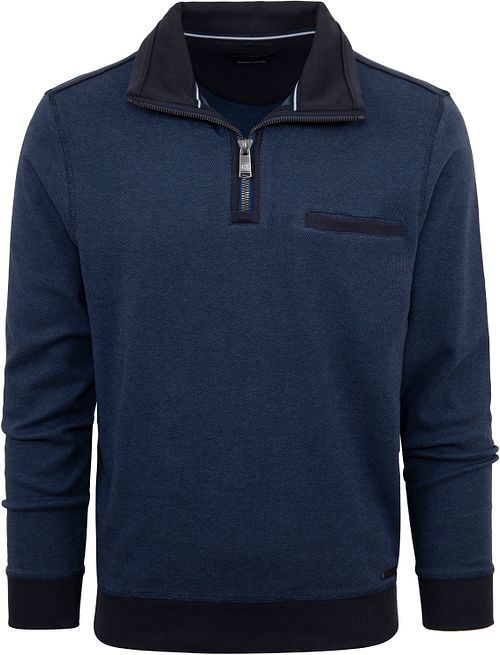 Pullover half-zip CASAMODA blu Product