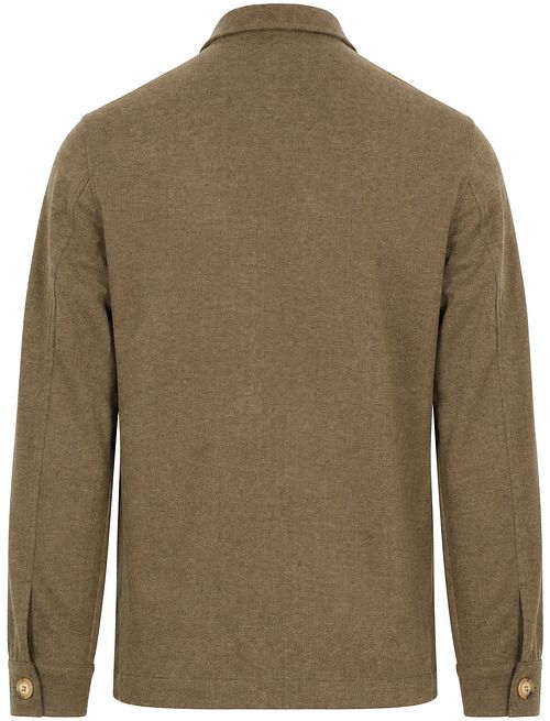 Suitable Overshirt Herringbone Groen