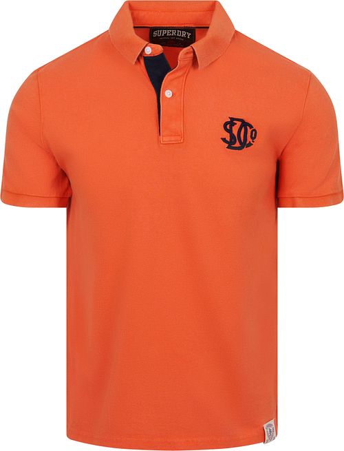Superdry Polo Piqué Monogram Orange Product