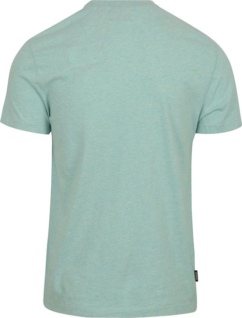 Superdry T-Shirt Classique Melange Vert Clair Product / Achterkant