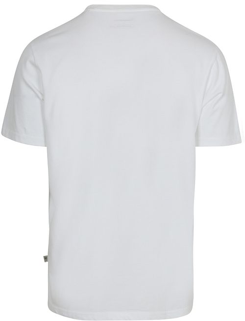 KnowledgeCotton Apparel T-skjorte Hvit Product / Achterkant