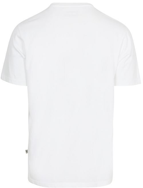 KnowledgeCotton Apparel T-skjorte Hvit Product / Achterkant