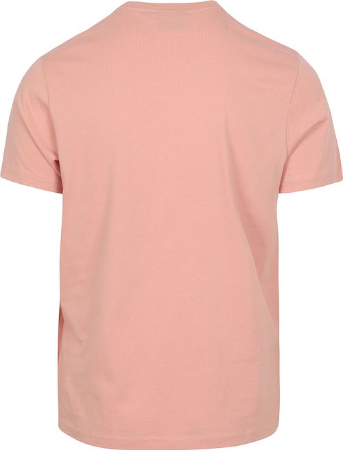 Lyle and Scott T Shirt Honeycomb Pink Product / Achterkant