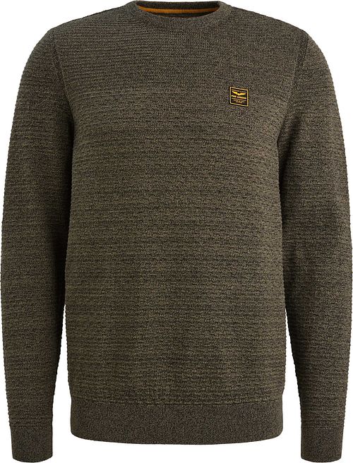 Maglione PME Legend Mouliné Structure verde Dusky Product