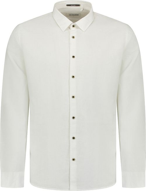 No Excess Camisa Mezcla De Lino White Product