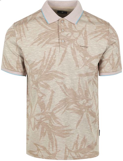 State of Art Poloskjorte Faded Leaf Beige Product